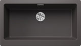 Blanco Vintera XL 9 - 526102 - Silgranit Kitchen Sink Flush or Undermount - Rock Grey