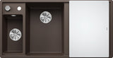 Blanco Axia III 6 S Left Hand - 524662 - Silgranit 1.5 Bowl Inset Sink - Coffee