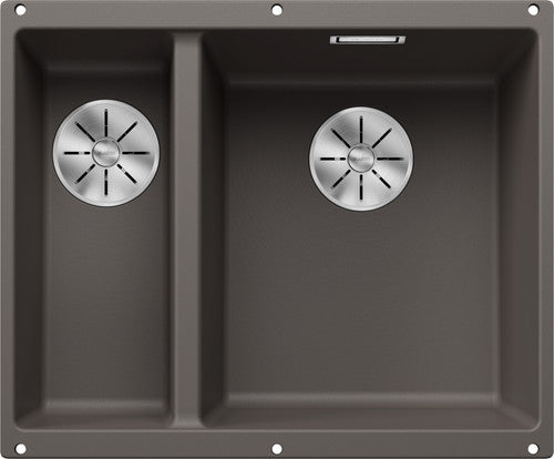Blanco Subline 340/160-U RH - 527346 - Undermount Sink Silgranit - Volcano Grey