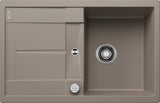 Blanco Metra 45 S - 517345 - Silgranit 1.0 Bowl Reversible Inset Sink - Tartufo