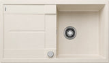 Blanco Metra 5 S - 527109 - Silgranit Reversible 1.0 Bowl Inset Sink - Soft White