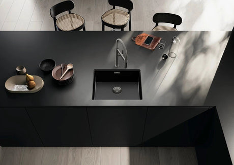 Blanco Claron 500-U Durinox Dark Steel - 527834 - Undermount Kitchen Sink - Stainless Steel