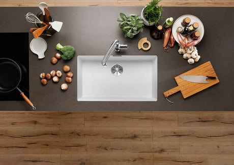 Blanco Subline 700-U - 523446 - 1.0 Bowl Silgranit Undermount Sink - White
