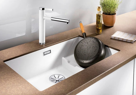 Blanco Subline 700-U Level - 527355 - 1.0 Bowl Silgranit Undermount Sink - Volcano Grey
