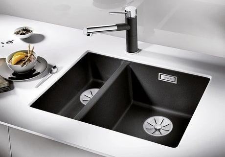Blanco Subline 340/160-U RH - 523562 - Undermount Sink Silgranit - White