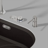 Blanco Lato - 527743 - Kitchen Soap Dispenser - Satin Dark Steel