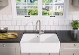 Blanco Villae Farmhouse Ceramic - 525164 - Crystal White Gloss 2.0 Bowl Sink