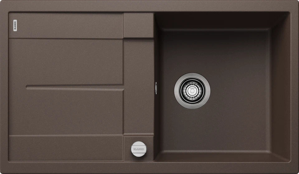 Blanco Metra 5 S - 515041 - Silgranit Reversible 1.0 Bowl Inset Sink - Coffee