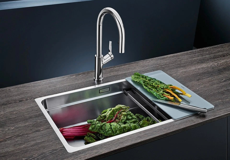 Blanco Etagon 700-IF - 524272 - Single Bowl Inset Kitchen Sink - Stainless Steel