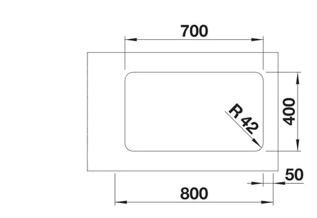 Blanco Solis 700-U - 526125 - Undermount Kitchen Sink - Stainless Steel