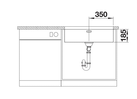 Blanco Solis 700-U - 526125 - Undermount Kitchen Sink - Stainless Steel