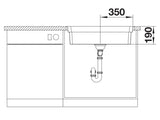 Blanco Etagon 700-IF - 524272 - Single Bowl Inset Kitchen Sink - Stainless Steel
