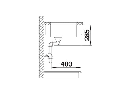 Blanco Solis 700-U - 526125 - Undermount Kitchen Sink - Stainless Steel