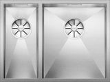 Blanco Zerox 340/180-U RH - 521614 - 1.5 Bowl Undermount Kitchen Sink - Stainless Steel
