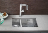 Blanco Zerox 340/180-U RH - 521614 - 1.5 Bowl Undermount Kitchen Sink - Stainless Steel