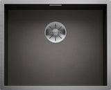 Blanco Zerox 500-U Durinox Dark Steel - 526243 - Single Bowl Undermount Kitchen Sink - Stainless Steel