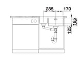 Blanco Solis 340/180-U RH - 526128 - Undermount Kitchen Sink - Stainless Steel