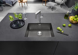 Blanco Zerox 500-U Durinox Dark Steel - 526243 - Single Bowl Undermount Kitchen Sink - Stainless Steel