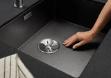 Blanco Zerox 500-U Durinox Dark Steel - 526243 - Single Bowl Undermount Kitchen Sink - Stainless Steel
