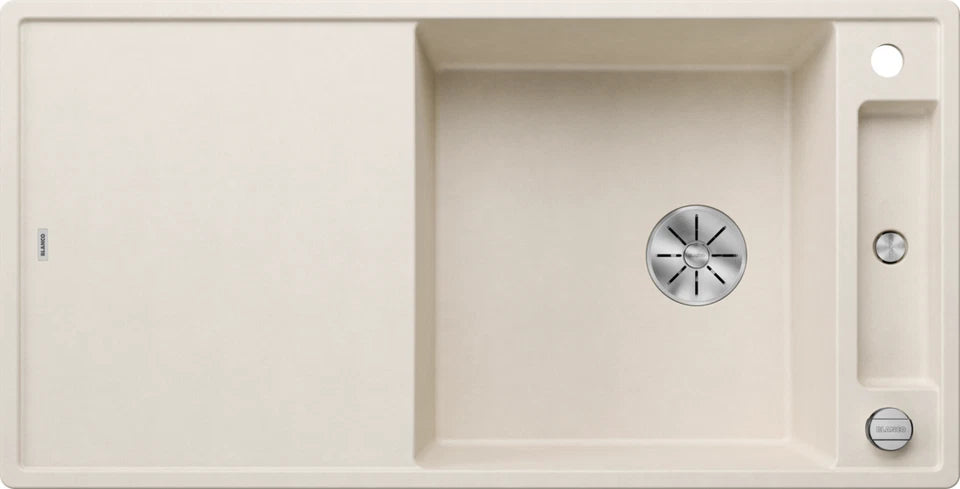 Blanco Axia III XL 6 S Reversible - 527051 - Silgranit 1.0 Bowl Inset Sink - Soft White