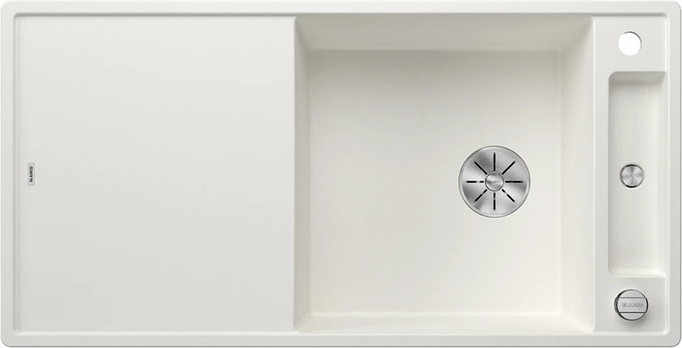 Blanco Axia III XL 6 S Reversible - 523514 - Silgranit 1.0 Bowl Inset Sink - White