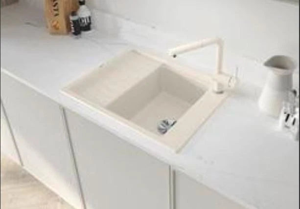Blanco Elon 45 S - 524828 - Silgranit 1.0 Bowl Reversible Inset Sink - White