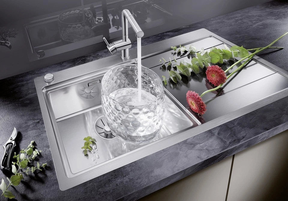 Blanco Divon II 5 S-IF LH - 521659 - Single Bowl Inset Kitchen Sink - Stainless Steel