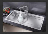 Blanco Divon II 5 S-IF LH - 521659 - Single Bowl Inset Kitchen Sink - Stainless Steel