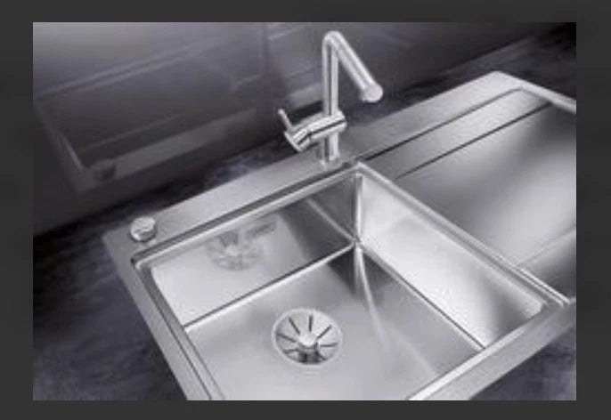 Blanco Divon II 5 S-IF LH - 521659 - Single Bowl Inset Kitchen Sink - Stainless Steel