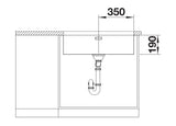 Blanco Andano 700-U - 522971 - Undermount Kitchen Sink - Stainless Steel