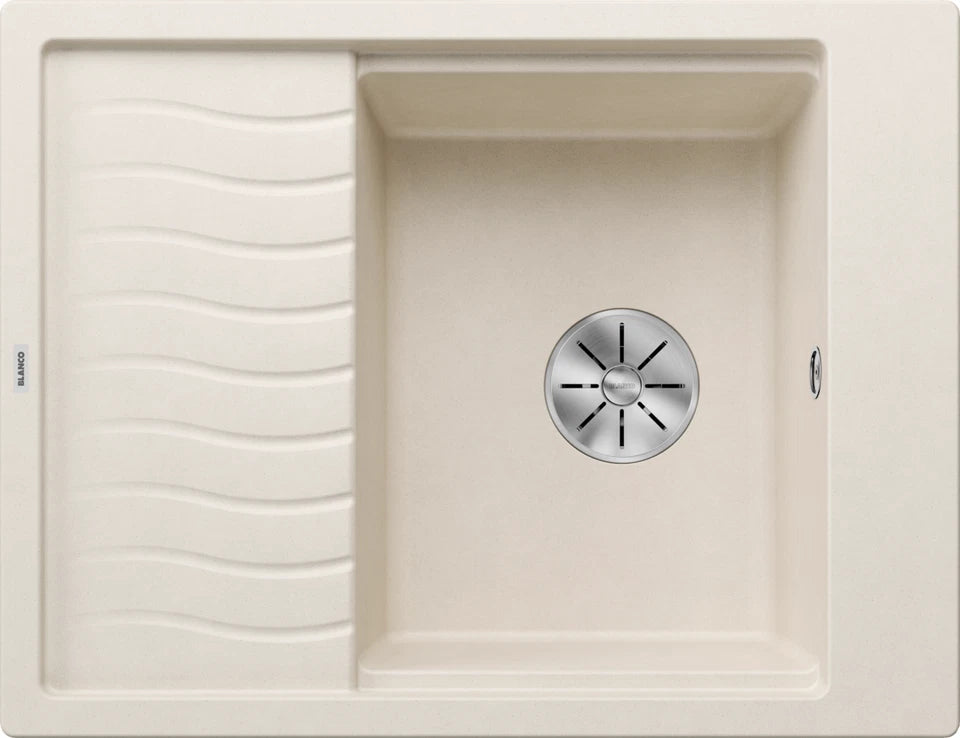 Blanco Elon 45 S - 527067 - Silgranit 1.0 Bowl Reversible Inset Sink - Soft White