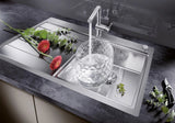Blanco Divon II 5 S-IF RH - 521660 - Single Bowl Inset Kitchen Sink - Stainless Steel
