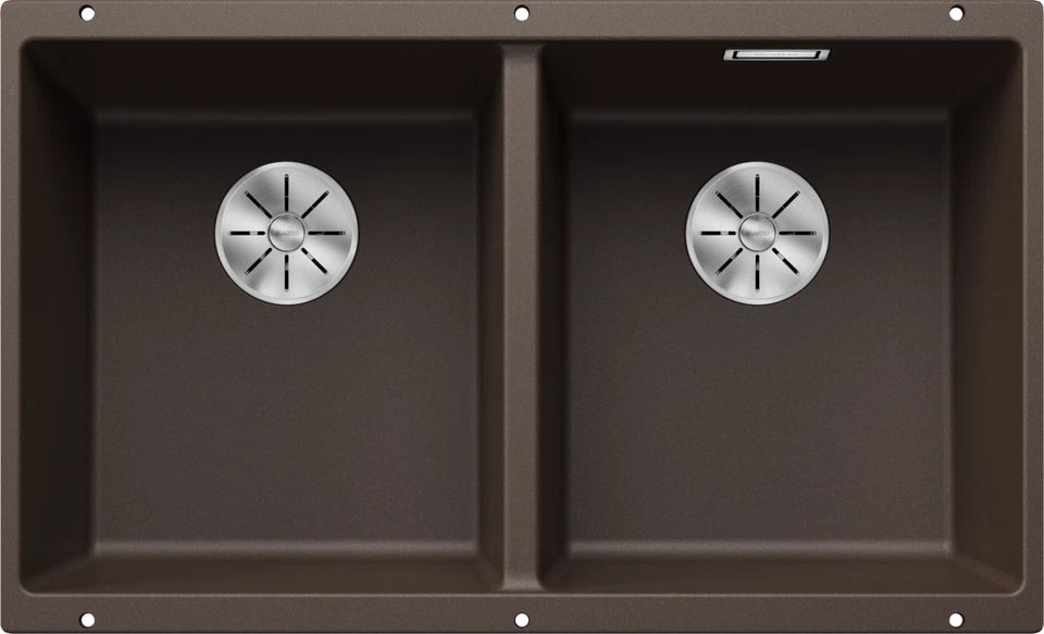 Blanco Subline 350/350-U - 523583 - Undermount Sink Silgranit - Coffee