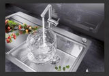 Blanco Divon II 5 S-IF RH - 521660 - Single Bowl Inset Kitchen Sink - Stainless Steel