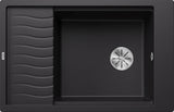 Blanco Elon XL 6 S - 525883 - Silgranit 1.0 Bowl Reversible Inset Sink - Black