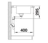 Blanco Divon II 5 S-IF RH - 521660 - Single Bowl Inset Kitchen Sink - Stainless Steel