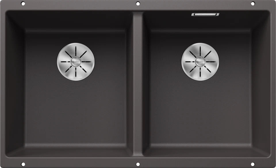 Blanco Subline 350/350-U - 523575 - Undermount Sink Silgranit - Rock Grey