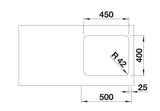 Blanco Solis 450-U - 526120 - Undermount Kitchen Sink - Stainless Steel