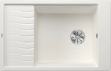 Blanco Elon XL 6 S - 524848 - Silgranit 1.0 Bowl Reversible Inset Sink - White