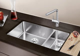 Blanco Andano 500/180-U LH - 522991 - Undermount Kitchen Sink - Stainless Steel