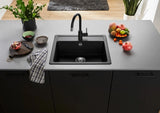 Blanco Legra 6 with Tap Ledge - 523334 - Silgranit 1.0 Bowl Inset Sink - White