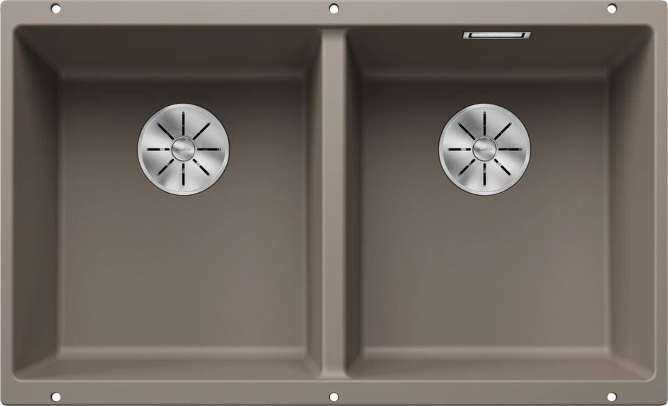 Blanco Subline 350/350-U - 523581 - Undermount Sink Silgranit - Tartufo
