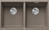 Blanco Subline 350/350-U - 523581 - Undermount Sink Silgranit - Tartufo