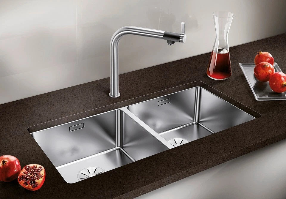 Blanco Andano 400/400-U - 522987 - Undermount Kitchen Sink - Stainless Steel