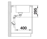 Blanco Divon II 8 S-IF RH - 521665 - Double Bowl Inset Kitchen Sink - Stainless Steel