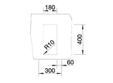Blanco Claron 180-U - 521565 - Undermount Kitchen Sink - Stainless Steel
