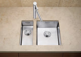 Blanco Claron 340-U - 521571 - Undermount Kitchen Sink - Stainless Steel