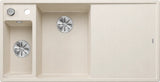 Blanco Axia III 6 S Left Hand - 527043 - Silgranit 1.5 Bowl Inset Sink - Soft White