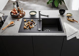 Blanco Metra 5 S - 525918 - Silgranit Reversible 1.0 Bowl Inset Sink - Black