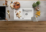 Blanco Metra 5 S - 525918 - Silgranit Reversible 1.0 Bowl Inset Sink - Black